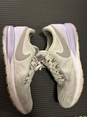 Nike Shoes - Light Gray with Lavender